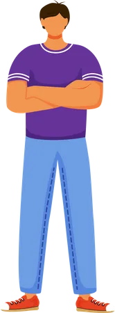 Man standing  Illustration