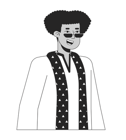 Man sunglasses  Illustration