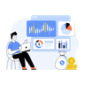 trading in stock market illustration free download