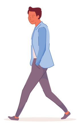 Man walking  Illustration