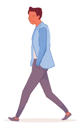 Man walking  Illustration