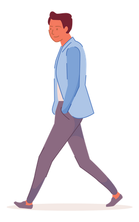 Man walking  Illustration