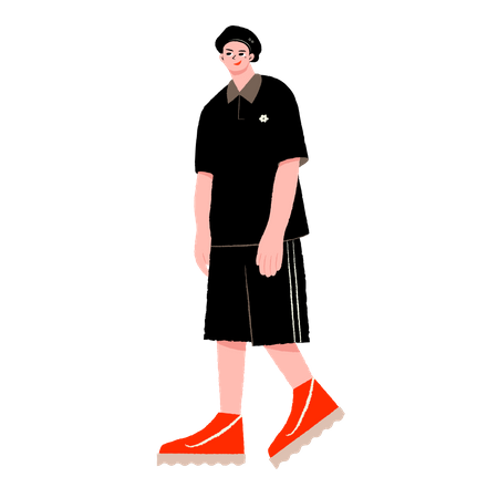 Man walking  Illustration