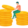 net worth illustration svg