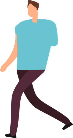 Man without hand  Illustration