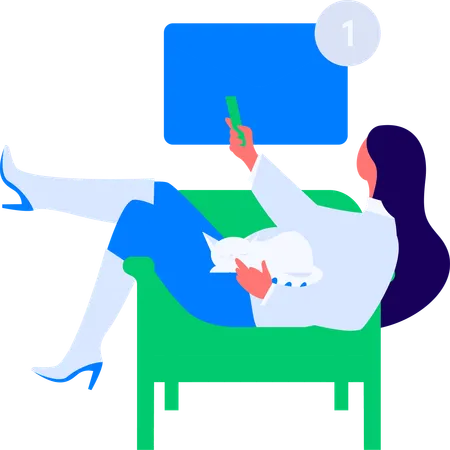 Man working on task management  Illustration