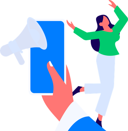 Man working on web data analysis  Illustration