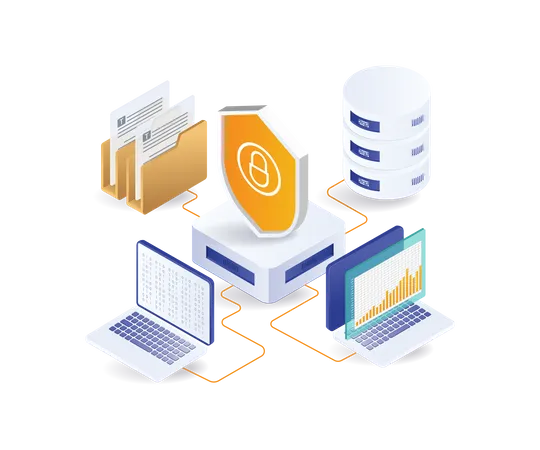 Management endpoint security server network analyst 1  Illustration