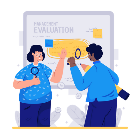 Management evaluation Illustration