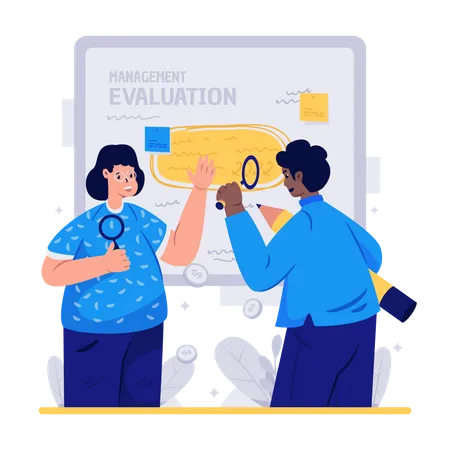 Management evaluation Illustration