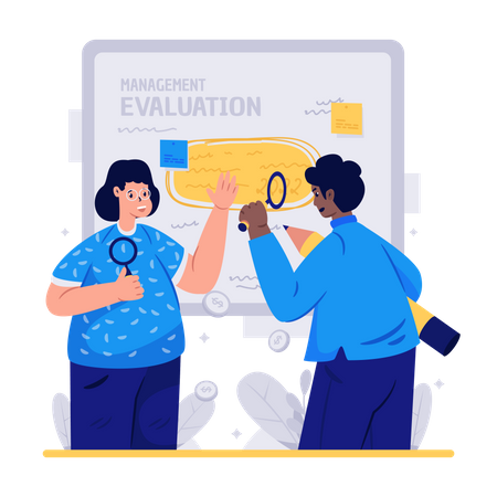 Management evaluation  Illustration