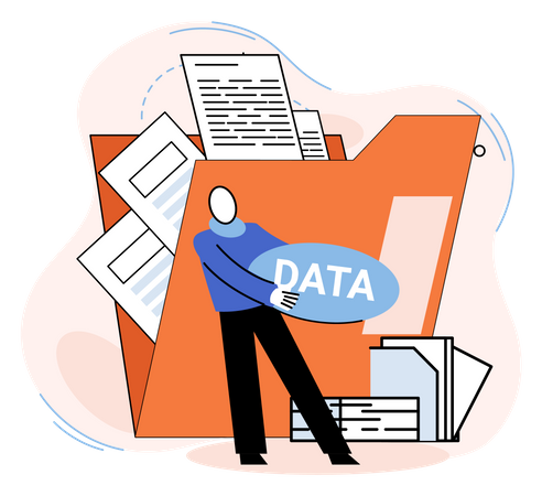 Managing big data  Illustration