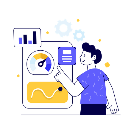 Managing Dashboard  Illustration