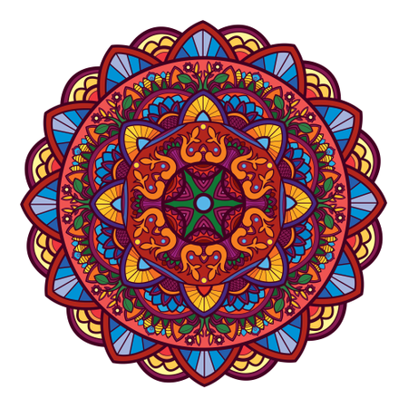 Mandala Ethnic Illustration Illustration