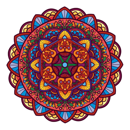 Mandala Ethnic Illustration  Illustration