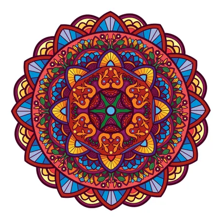 Mandala Ethnic Illustration  Illustration