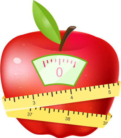 Manger des fruits pour perdre du poids  Illustration