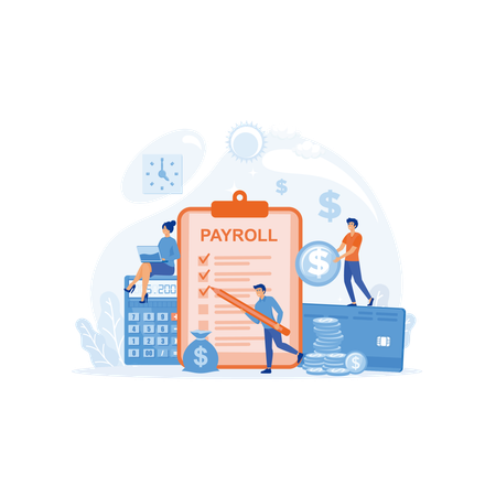 Manger have prepared payroll statement  Illustration