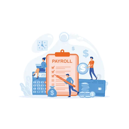 Manger have prepared payroll statement  Illustration