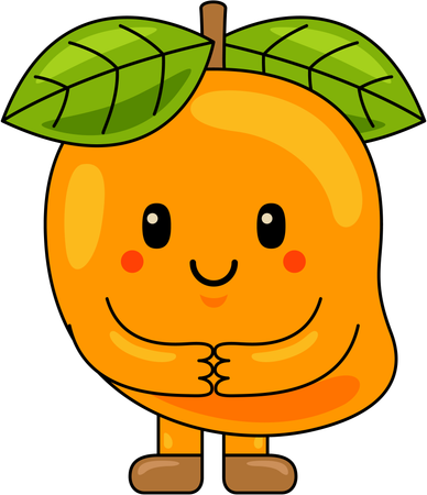 Mango Mascot character  Illustration