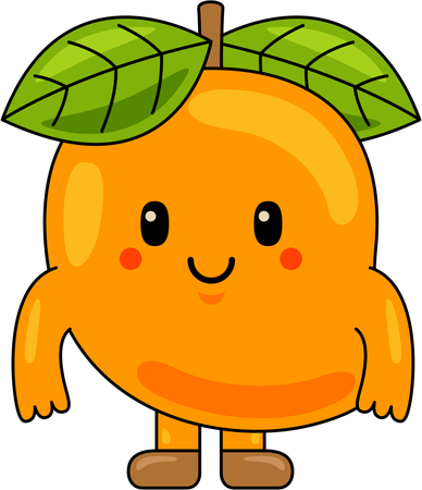 Mango Mascot  Illustration