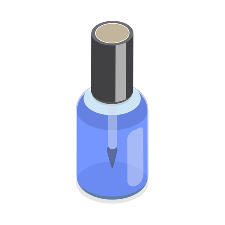 Manicure Procedure bottle  Illustration