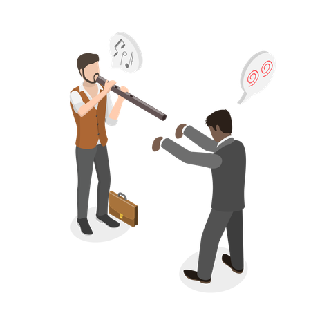 Manipulation Technique of Business Partner  Illustration