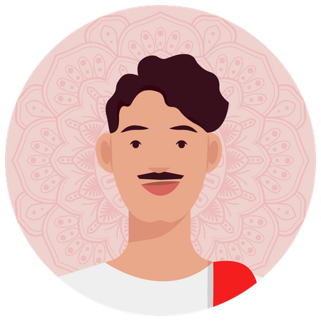 Homme Manipuri  Illustration