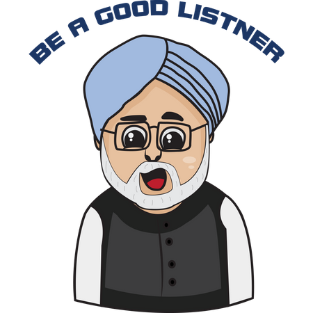 Manmohan Singh  Illustration