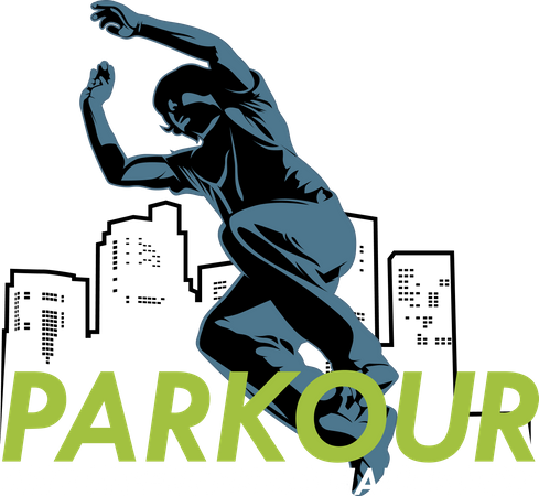 Manual de parkour y carrera libre  Ilustración