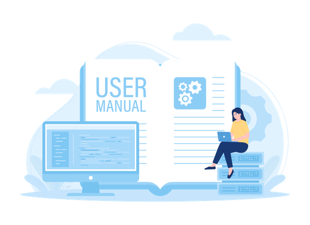 Manual do usuário de hardware de computador  Ilustração