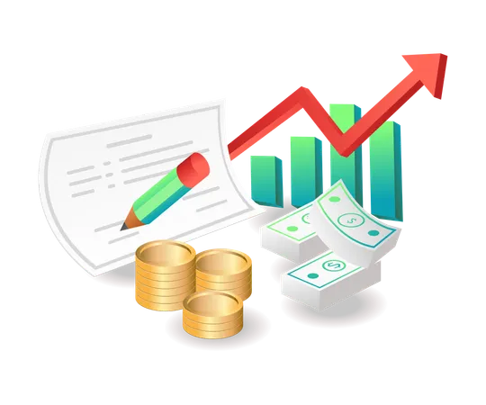 Manual payment receipt  Illustration