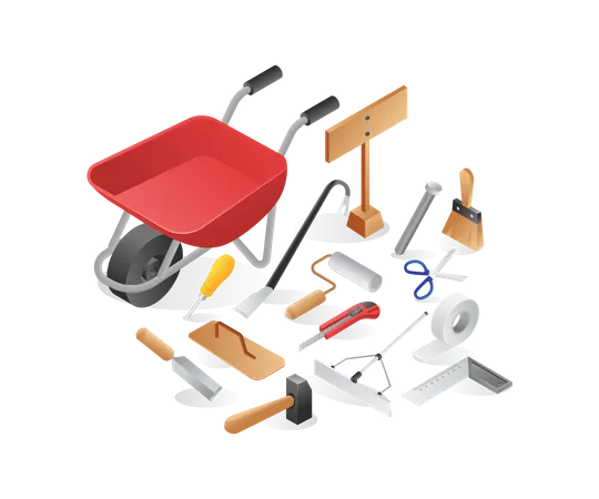 Outils de construction manuels  Illustration