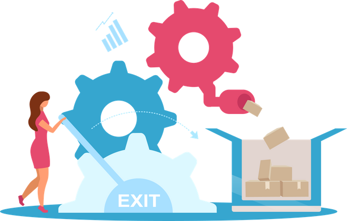 Manufacturer business model  Illustration