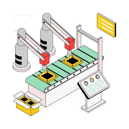 Manufacturing Process  Illustration