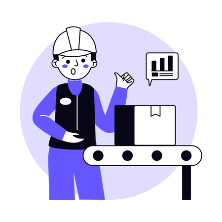 Manufacturing Process  Illustration