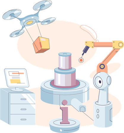 Manufacturing process  Illustration