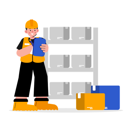 Manufacturing Production Staff  Illustration