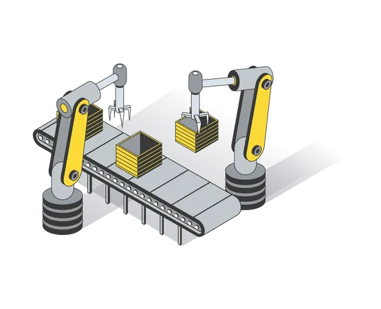 Manufacturing Unit  Illustration