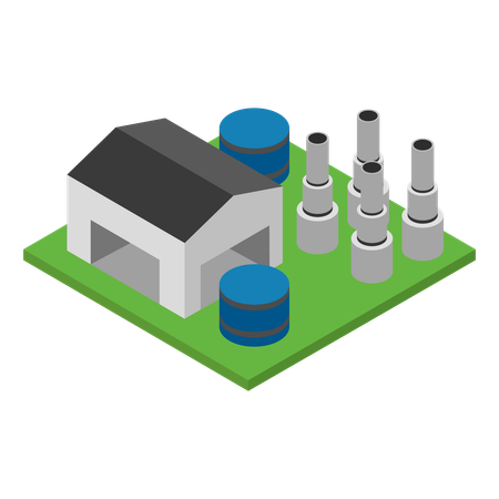 Manufacturing Unit  Illustration