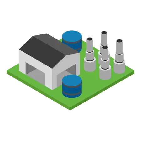 Manufacturing Unit  Illustration