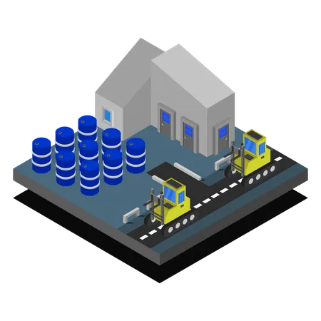 Manufacturing Unit  Illustration