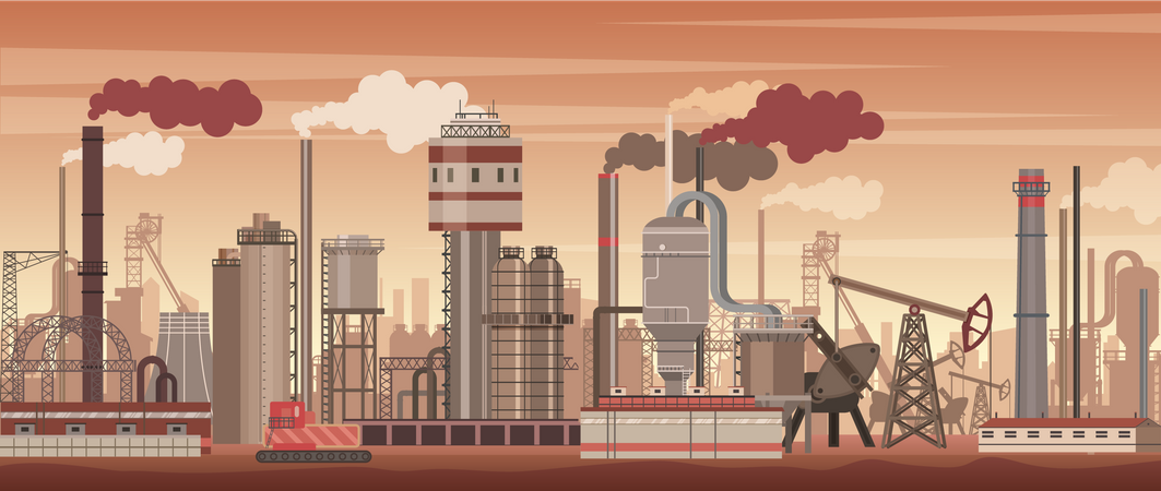 Manufacturing Unit  Illustration