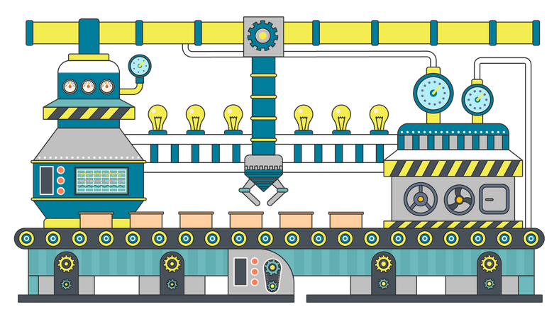 Manufacturing Unit  Illustration