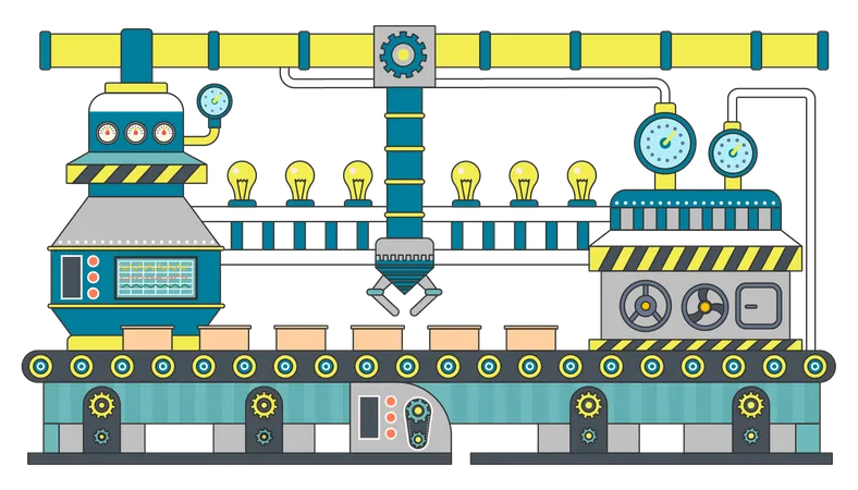 Manufacturing Unit  Illustration