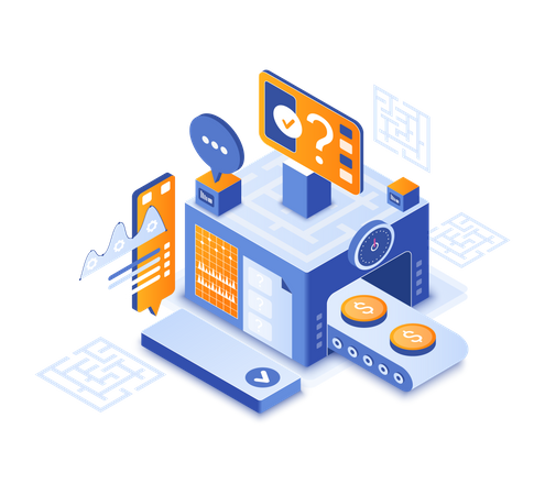 Manufacturing unit  Illustration