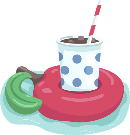 Manzana inflable  Ilustración