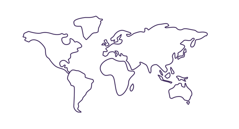 Mapa mundial  Ilustração