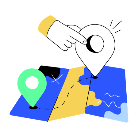 Ubicación del mapa  Ilustración