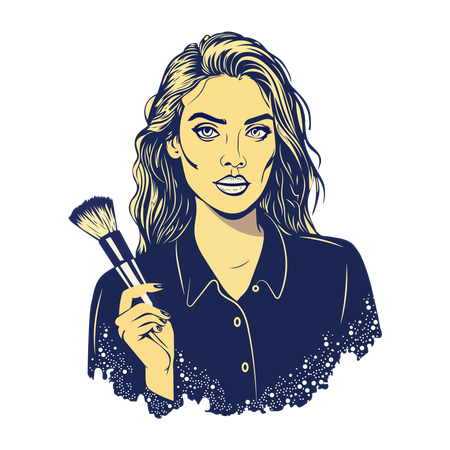 Maquilladora  Ilustración